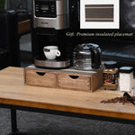 DDYURI coffee maker stand storage box top view