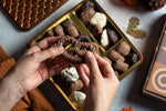 Close up of Bonnie and Pop assorted chocolate truffles