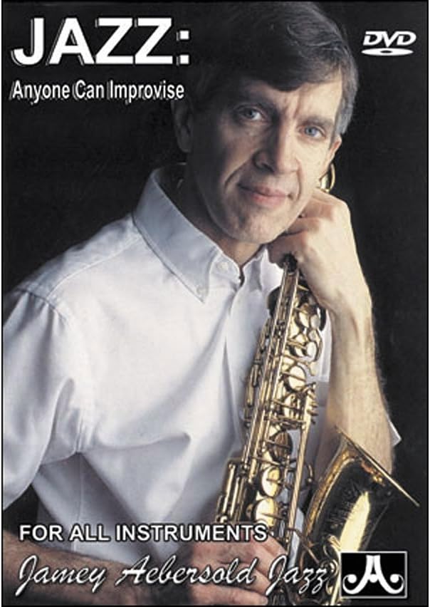 Jamey Aebersold Jazz Anyone Can Improvise instructional DVD front view music education