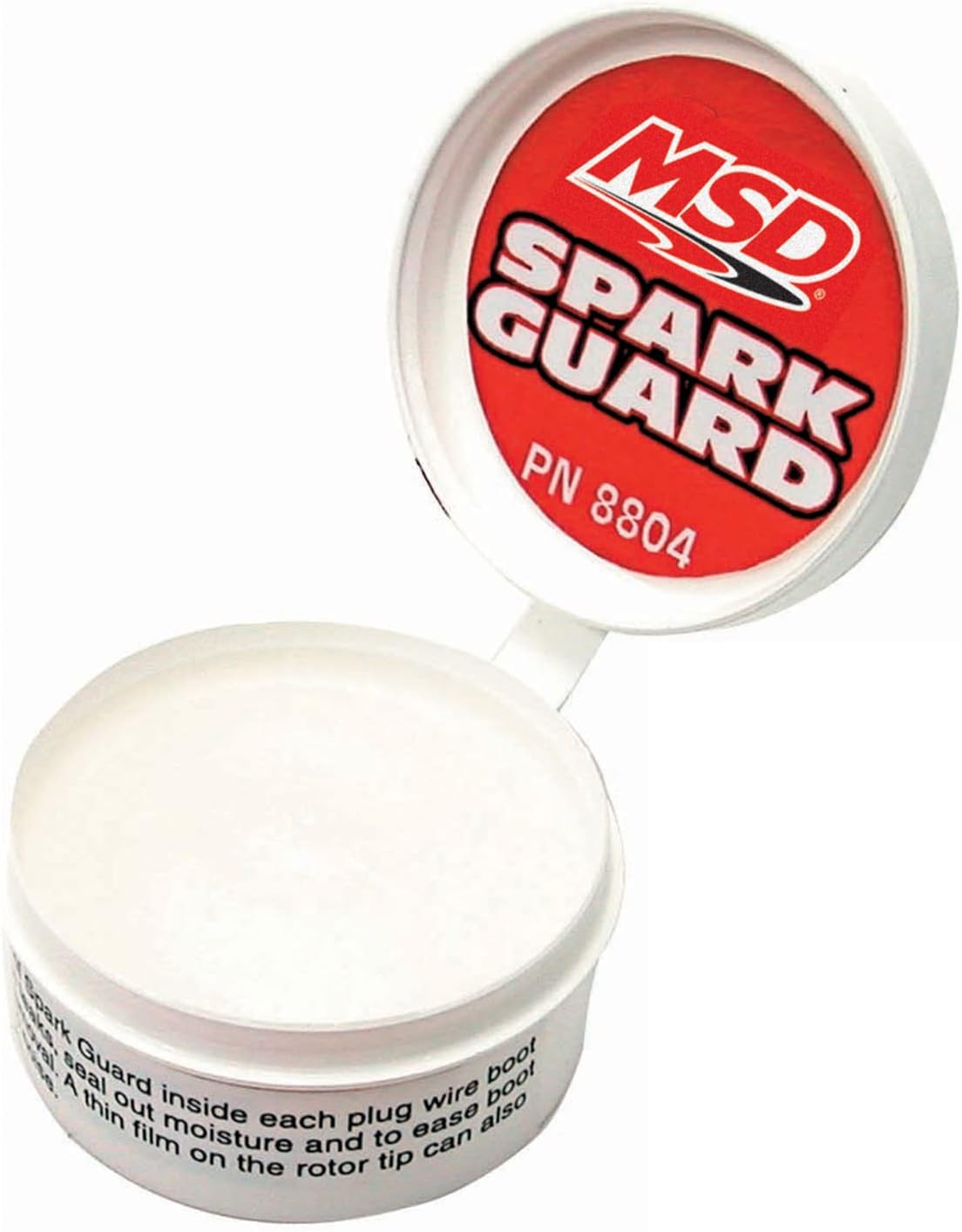 MSD 8804 Spark Guard dielectric grease zero point five ounce tube front view for automotive ignition protection.