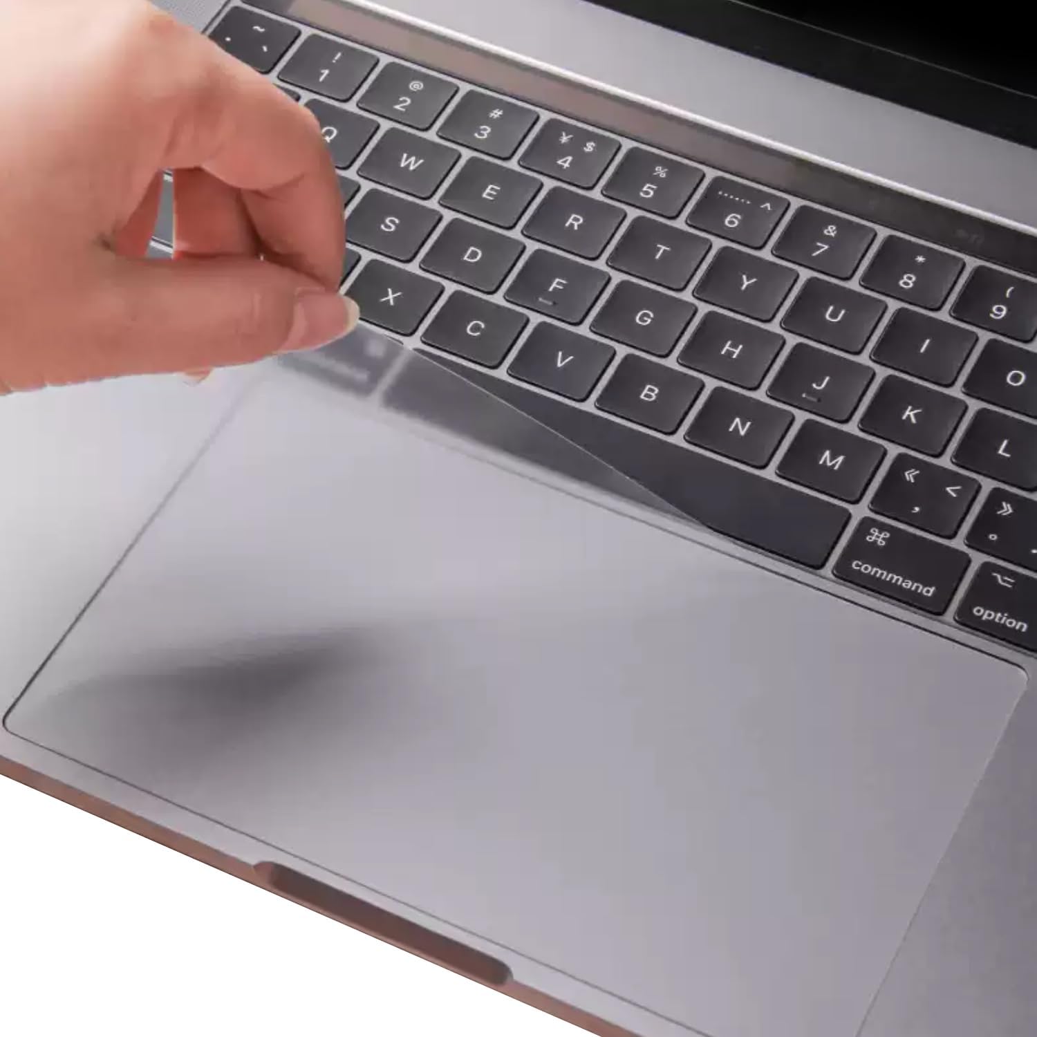 MUBUY-GOL trackpad protector cover front view on laptop
