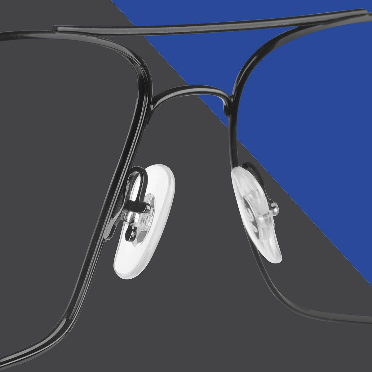 Package of six pairs of replacement nose pads for sunglasses