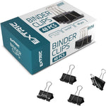 Binder Clips - 48 Small Binder Clips, 0.75 Inch Black Paper Clamps, File Clip for Home, Office and School Supplies - Image 11