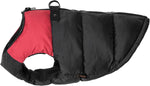 Gooby water resistant dog jacket red color