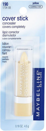 Maybelline Cover Stick yellow shade applicator tip