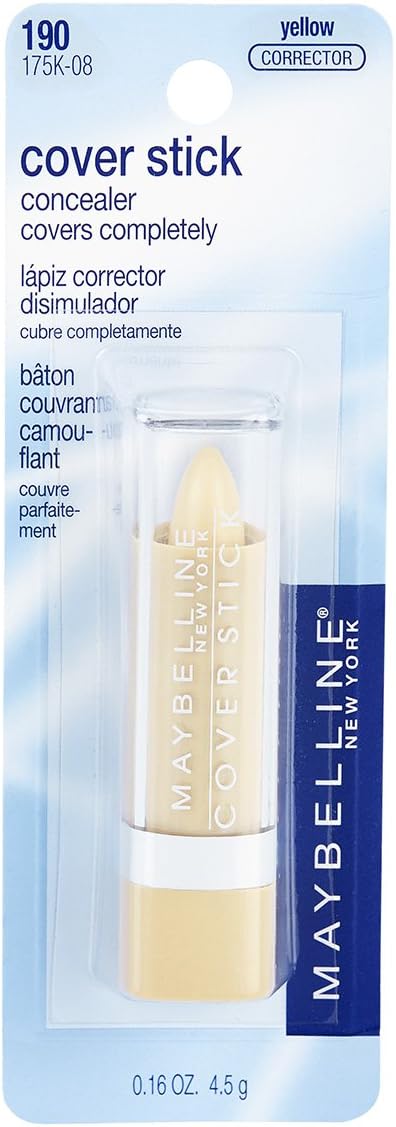 Maybelline Cover Stick yellow shade applicator tip