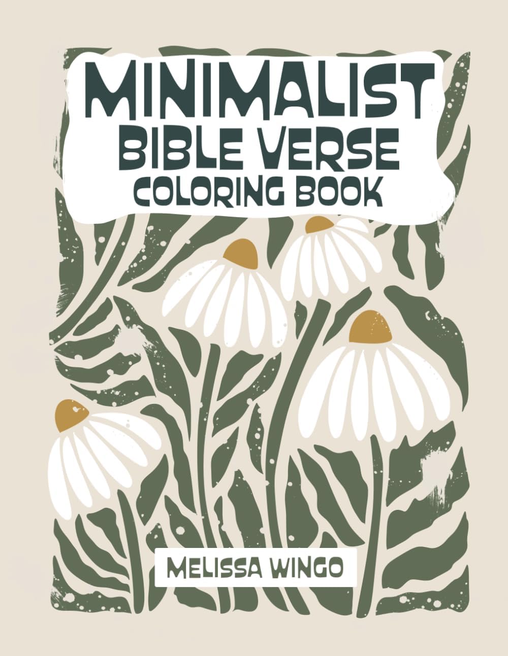 Minimalist Bible Verse Coloring Book: Boho Wildflowers with Scripture to Color for Adults & Teens - Image 1