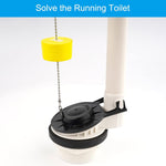 Adjustable water saving float attached to chain