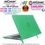 mCover black notebook cover back panel