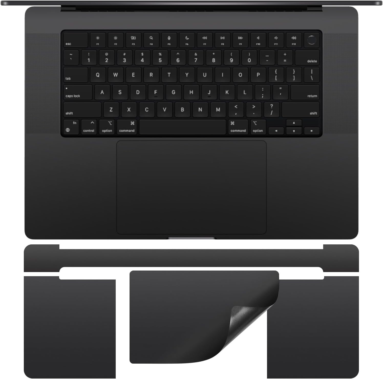 CaseBuy palm rest sticker protector top view layout