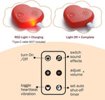 Fuzzwoof dog toy showing rechargeable battery port