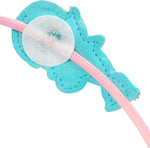 Bowbear crystal party headband close up of crystal studded mermaid motif