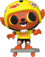 Funko Phinneas werewolf figure side profile showcasing helmet details