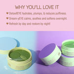 Authentic Pixi hydrogel eye patches with included application spatula.
