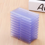 100Pcs Clear Plastic Wire Shelf Price Label Holder Retail Price Tag Label Card Holder Merchandise Sign Display Holder for Retail Store Supermarket Mall Price Display, 60 x 42MM - Image 2