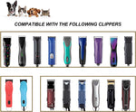 DODAER heat resistant ceramic pet grooming blade packaging contents for professional animal clipping.