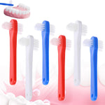 CIATBYYJ portable denture brush six pack front view for dental hygiene