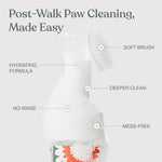 Dandylion dog paw cleaner showing the silicone brush bristles