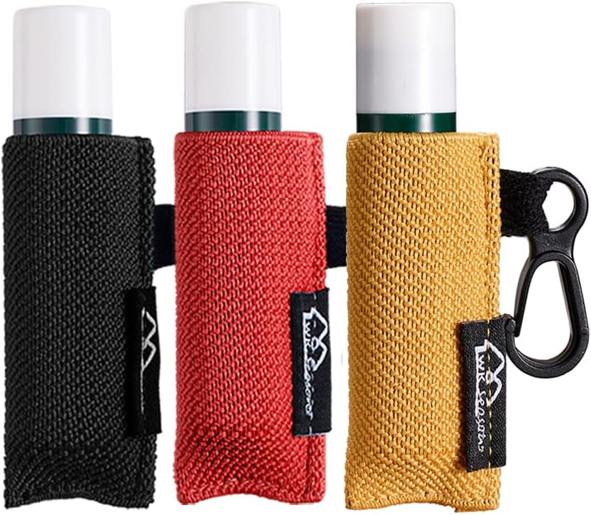 WK IEASON Lip Balm Holder Keychain Single 3pcs Clip on Chapstick Keychain Sleeves Holder Pouch Tight-Knit Elastic Lipstick Key Chain Holder - Image 10