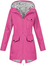 Ybing womens lightweight rain jacket front view waterproof windbreaker