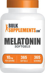 Natural sleep assistance softgel capsules by BulkSupplements for healthy sleep patterns
