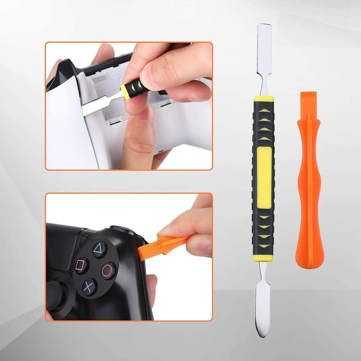 Jorest curved tweezers and anti-static cleaning brush