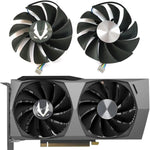 LTANDBR GPU replacement fan front view showing eleven blade cooling design