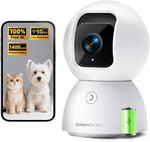 5G Security Camera Indoor, 3K Pet/Dog Camera with Speaker/Phone App, PTZ WiFi Baby Monitor Cameras for Home Security, 0-Glow Night Vision 2-Way Talk, AI Tracking Facial Recognition Time Lapse - Image 9