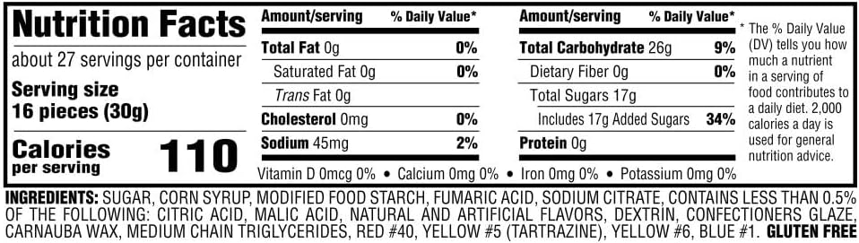 USA imported Mike and Ike mega mix sour family size candy bag