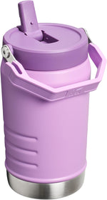 Close up view of the Stanley Flip Straw Two Point Zero lid mechanism closed