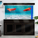Dtekoj fish tank backdrop with double sided tape packaging display