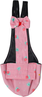 BestParts wearable bird diaper in grey crown print for indoor pet protection.
