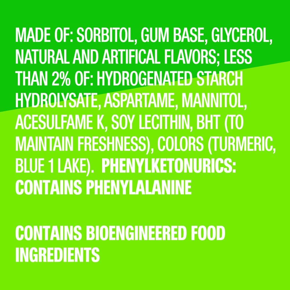 Wrigleys Extra Spearmint Sugar Free Chewing Gum bulk pack containing forty five sticks total