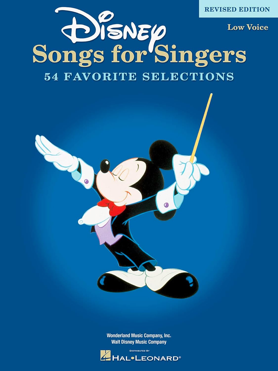 Disney Songs for Singers Sheet Music | Low Voice Vocal Collection for Singers | 54 Beloved Disney Classics | Vocal Selections for Low Voice Singers | Disney Musical Songbook - Image 1