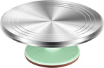 Kootek Aluminum Cake Stand Turntable for Party, Base Giratoria Para Pastele | Heavy-Duty, Smooth Rotation, Non-slip, 12" Cake Spinner for Decorating Display, Baking Supplies Tools for Beginner & Pros - Image 13