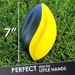 Premium lightweight polyurethane foam toy footballs for indoor kids play.