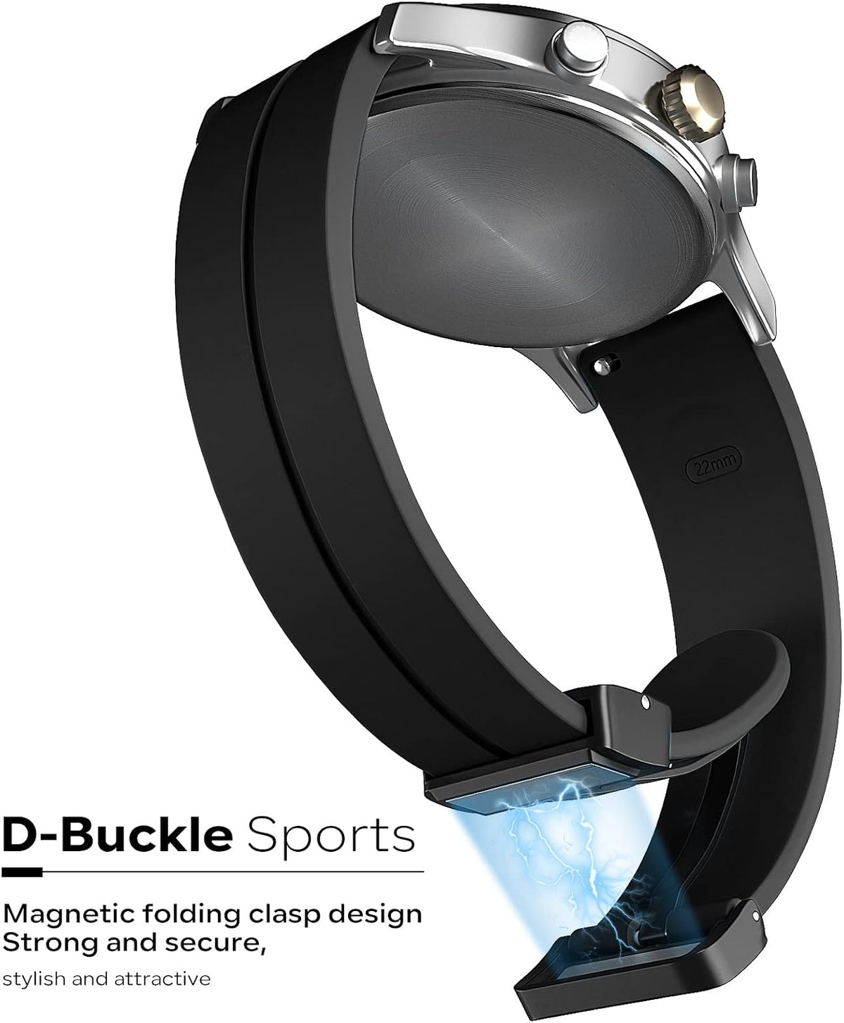 LYSMVIVI adjustable sport replacement strap folded