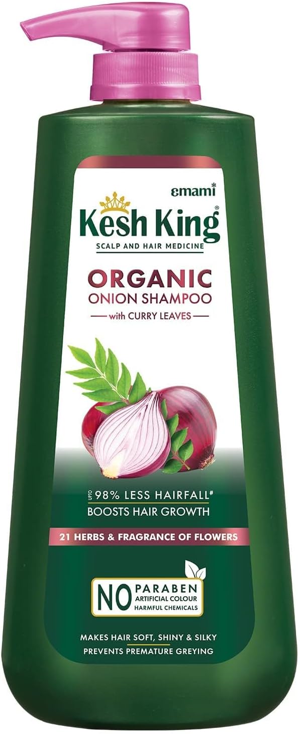 Kesh King Organic Onion Shampoo front view bottle