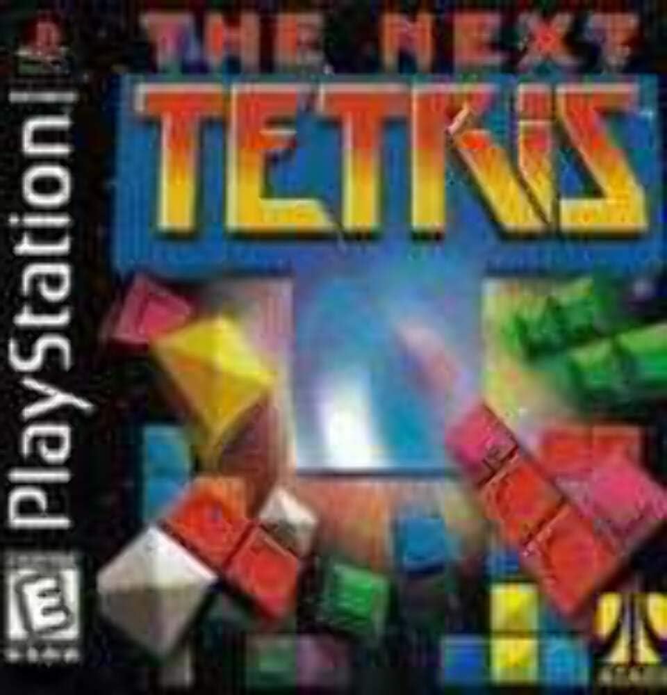 Atari The Next Tetris PlayStation 1 front view game cover
