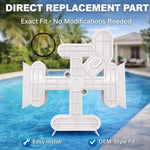 Bottom side view of Discount Pool Mart 59023700 filter manifold assembly
