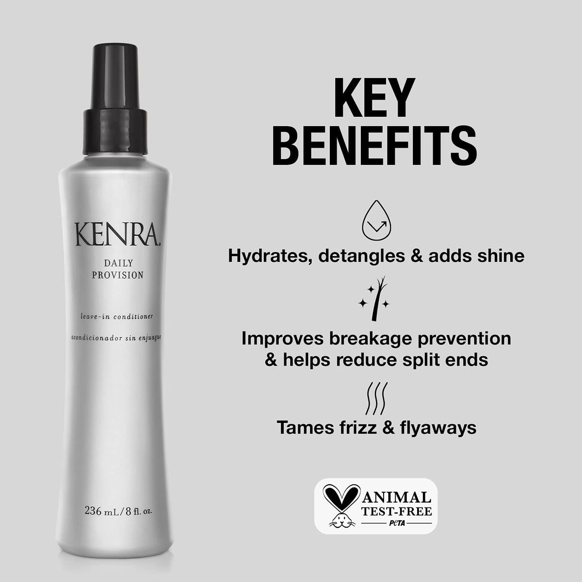 Kenra daily provision 8 fluid ounce twin pack leave in mist