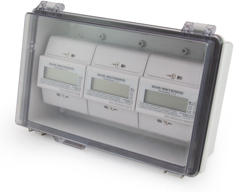 UL listed watertight enclosure open view displaying interior mounting space.