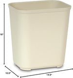 Rubbermaid commercial rectangular waste container top opening