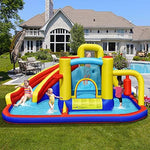 BOUNTECH Inflatable Water Slide, 6-in-1 Kids Water Park Jump Castle with 2 Splash Pools, Boxing, Water Slides Inflatables for Kids, Backyard Party Outdoor Water Slide Bounce House with GFCI Blower - Image 3