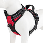 PHOEPET No Pull Dog Harness Medium Reflective Front Clip Vest with Handle, Adjustable 2 Metal Rings 2 Buckles(M, Grey) - Image 14
