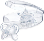 Chicco one piece pacifier flexible handle and narrow base detail