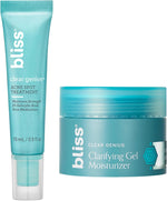 Bliss Clear Genius Spot and Hydrate Duo front packaging view for acne care