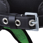PeakWorks safety harness stab lock buckles detail