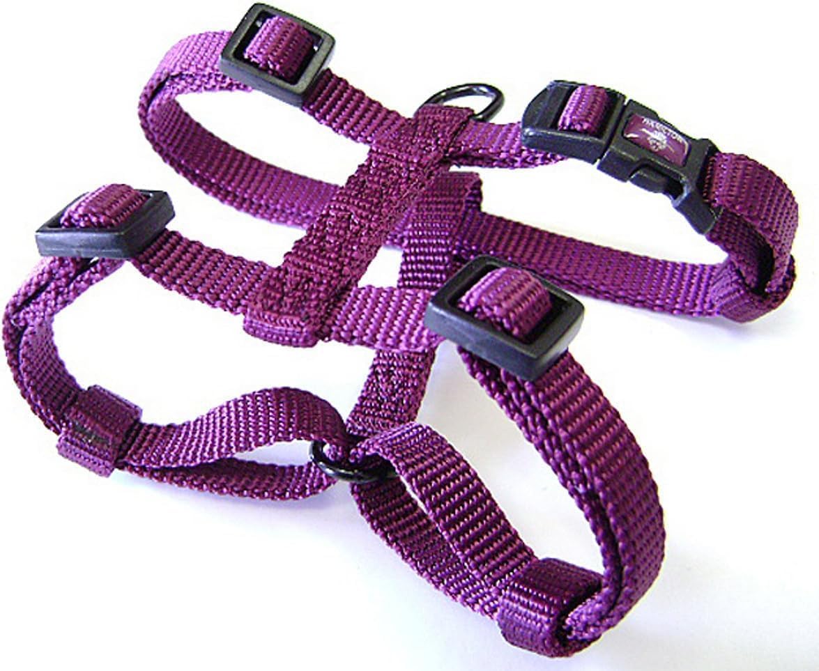 Hamilton Adjustable Comfort Nylon Dog Harness, Purple, 5/8" x 12-20" - Image 11