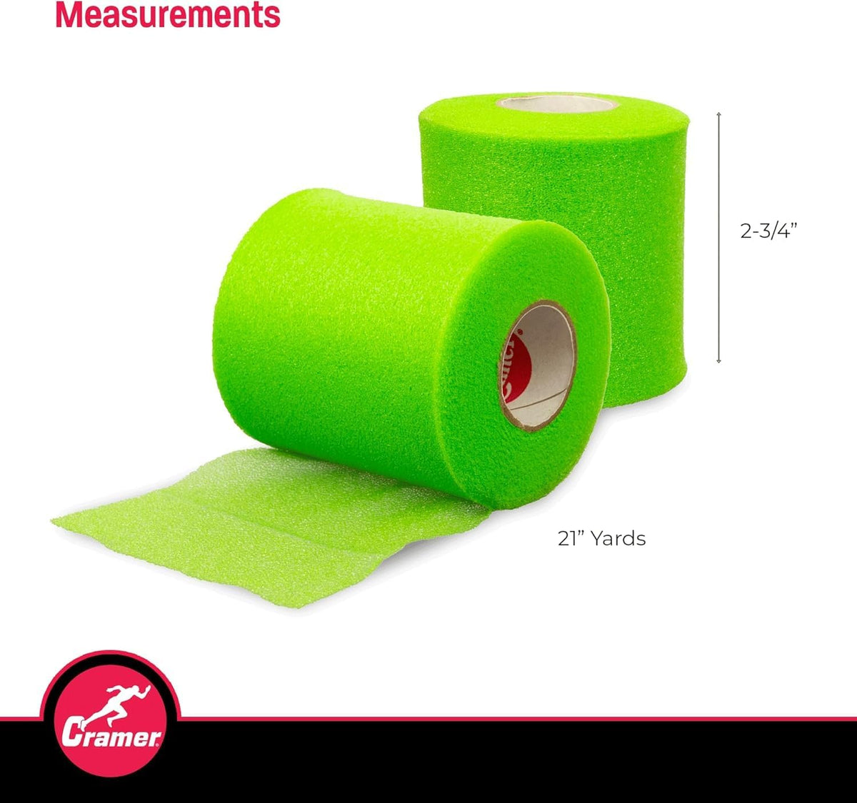 Cramer sports prewrap roll texture close up